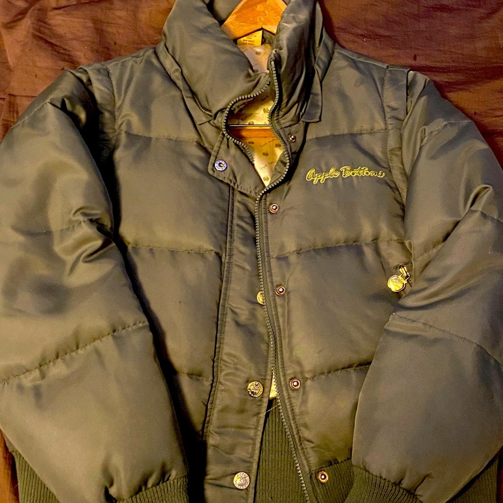 Olive Green Jacket by Apple Bottoms